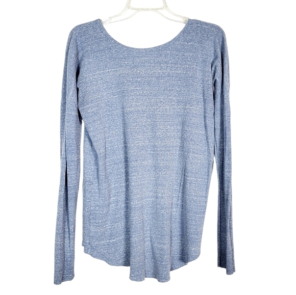 FREE PEOPLE Beach long sleeve ribbed tee shirt - Picture 2 of 5